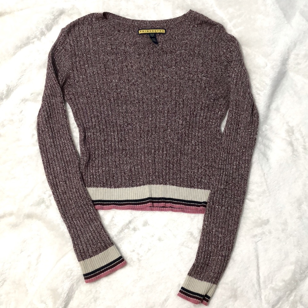 Form fitted lightweight sweater from Prince & Fox
